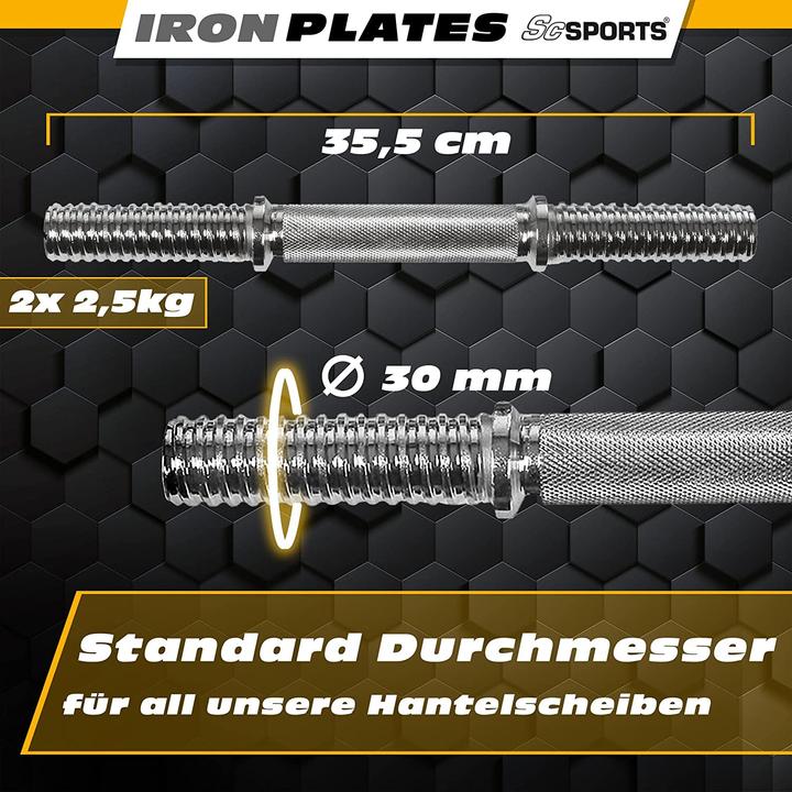 Produktbild ScSports 20 kg Hantelset