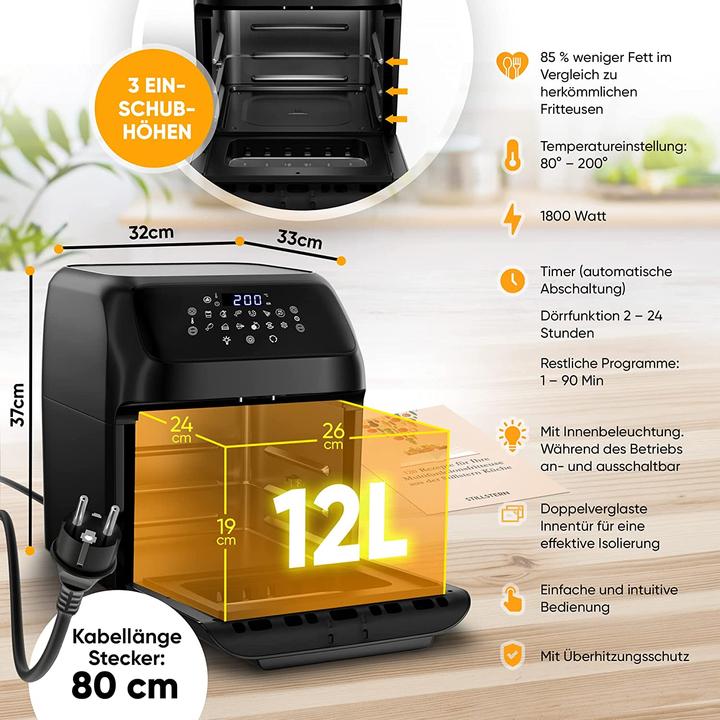 Actual product image Stillstern Hot air fryer
