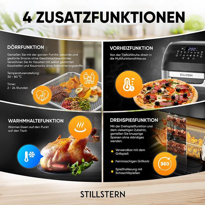 Actual product image Stillstern Hot air fryer