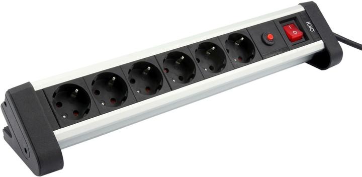 Produktbild Olympia IOIO Steckdosenleiste m. Neigung "SL 2625 S" (6 x, CEE 7/3, 1.50 m)