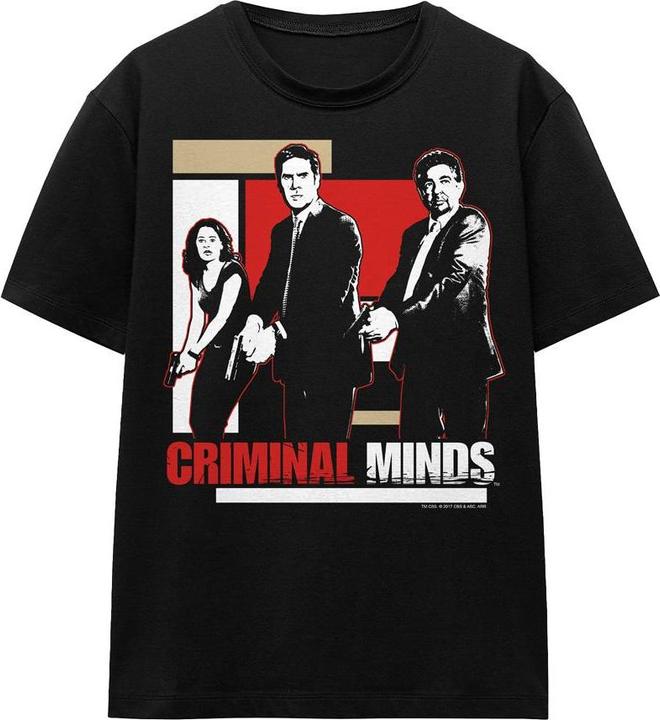 Image du produit Criminal Minds - T-shirt GUNS DRAWN - Adulte (M)