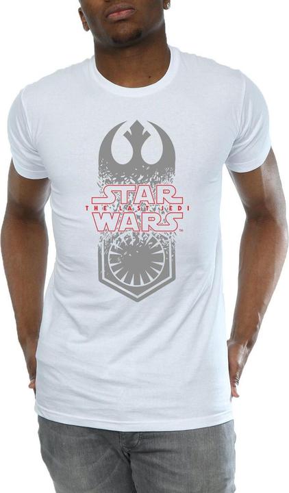 Actual product image Star Wars Mens The Last Jedi Symbol Crash T-Shirt (XXL)