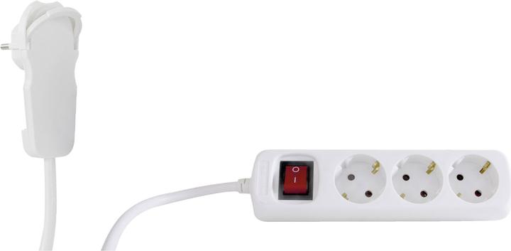 Produktbild REV 2x1 Steckdosenleiste 3-fach 5m + Schalter (3 x, 5 m)