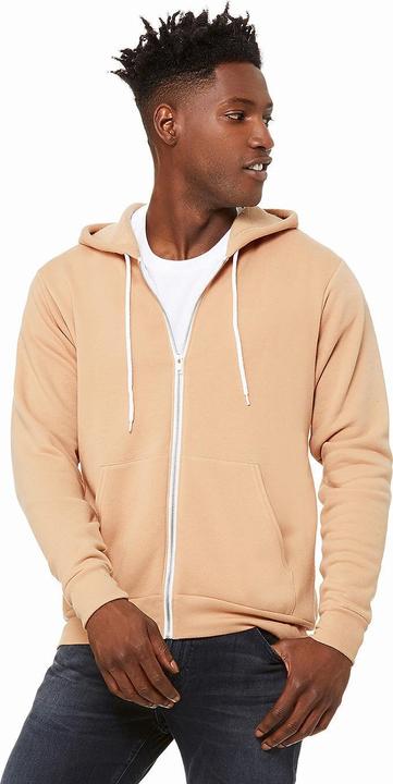 Produktbild Bella Canvas Kapuzenpullover Durchgehender Reissverschluss (L)