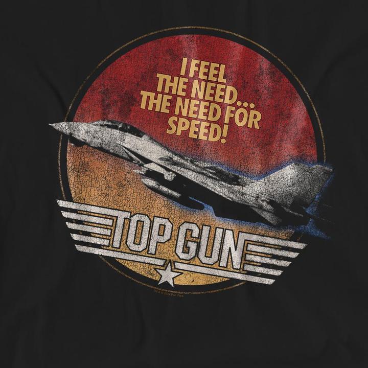 Actual product image Top Gun Unisex Adult Fighter T-Shirt (L)