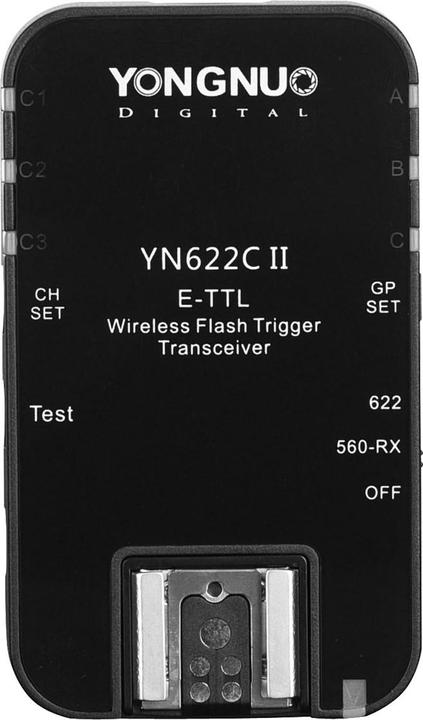 Actual product image Yongnuo YN-622C-kit i-TTL wireless flash trigger kit (Flash unit battery)