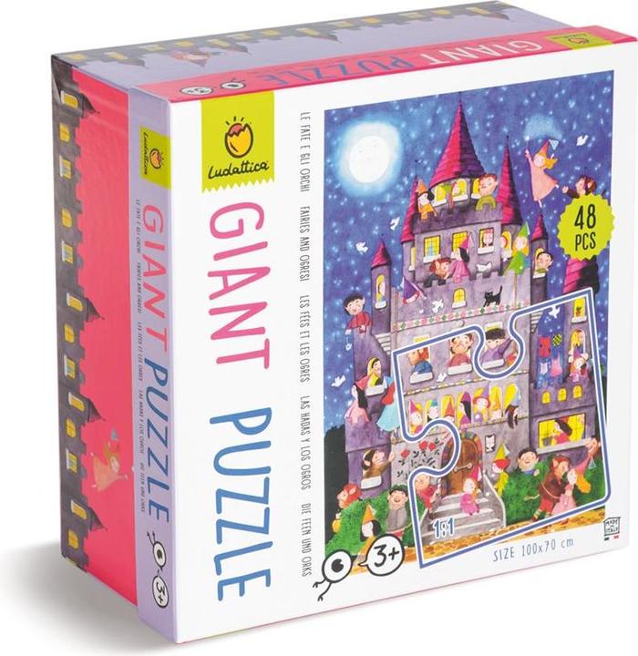 Produktbild Ludattica 48 Piece Puzzle - Giant Puzzle: The fairies and the ogres (48 Teile)