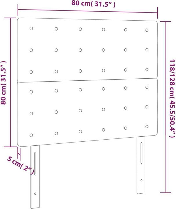 Produktbild VidaXL Kalel (80 x 5 x 128 cm)