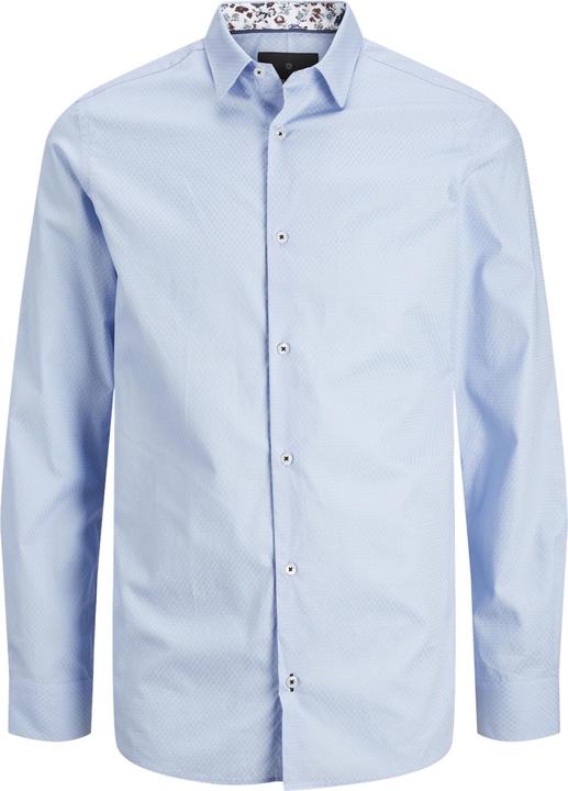 Jack & Jones Jprblaleeds Print Dobby L/S Shirt Ln