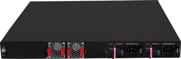 Image du produit HPE E FlexNetwork 5520 HI Switch 4 ports SFP+, 1 slot module d'extension, 1U, support MACsec, w/o (48 Ports)