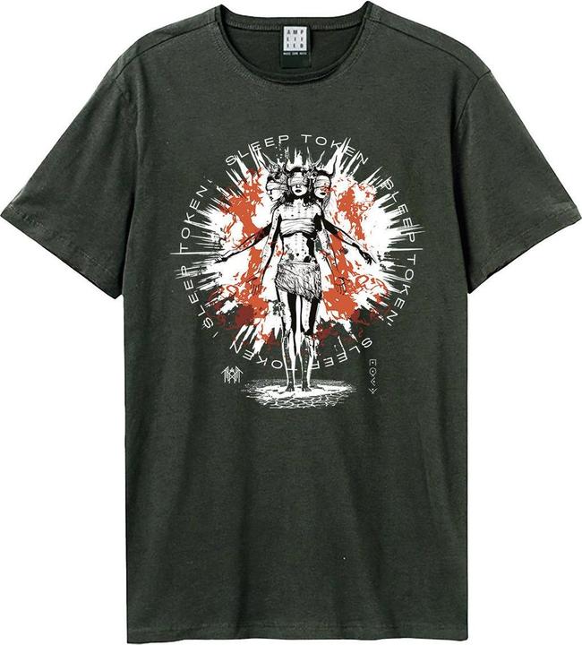 Actual product image Amplified Unisex Adult Rain Sleep Token T-Shirt (XXL)