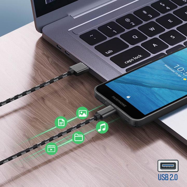 Produktbild Fairphone USB-A – USB-C (1.20 m, USB 2.0)
