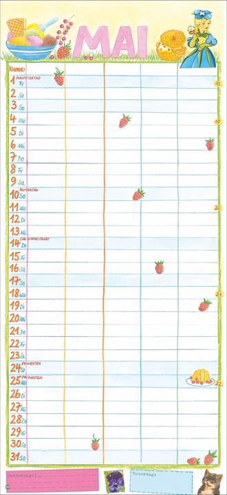Produktbild Gabi Kohwagner Unser Familienkalender 2026 (Deutsch)