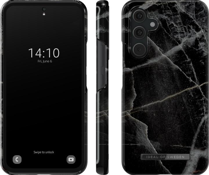 Produktbild iDeal Of Sweden Designer Hard-Cover Black Thunder Marble (Samsung Galaxy A54 5G)