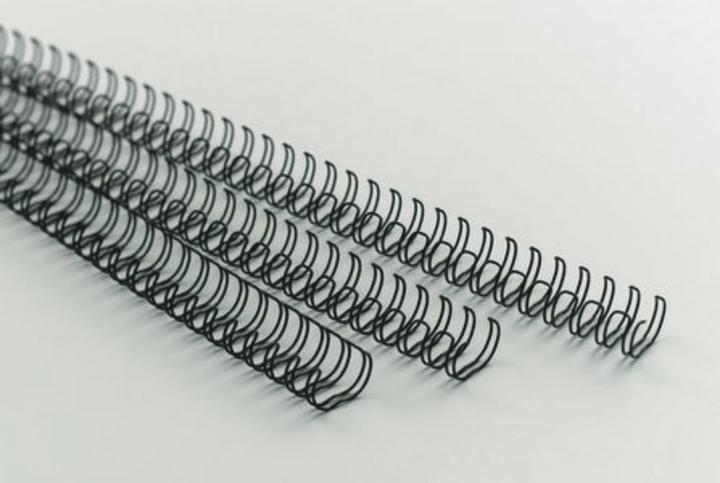Actual product image GBC Binding wire, 8 mm, 21 rings, black