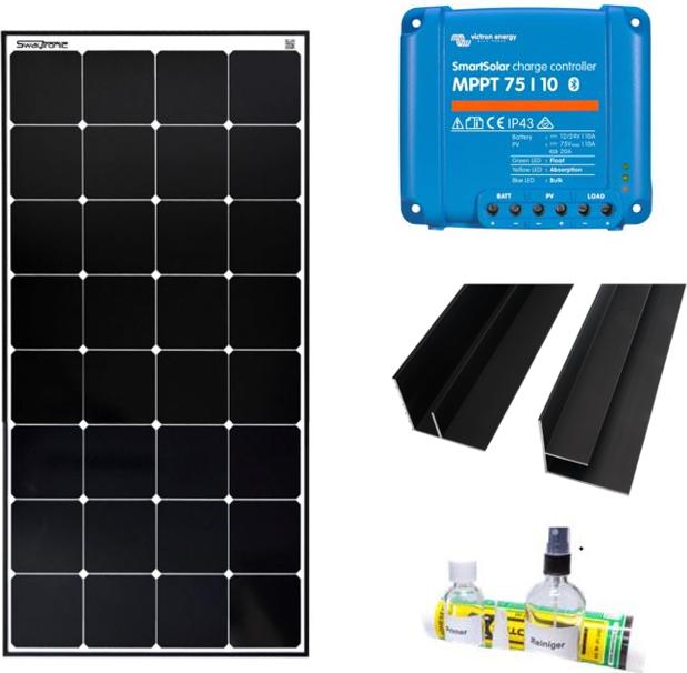 Swaytronic 125W Solar Set Starr kurz (125 W)