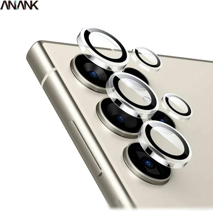 Actual product image Anank Samsung Galaxy S25 Ultra - armoured glass rear camera - transparent single - (99AR + Corning) (1 Piece, Samsung Galaxy S25 Ultra)