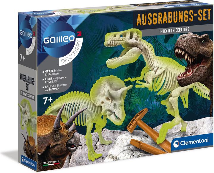 Clementoni Excavation set T-Rex& Triceratop