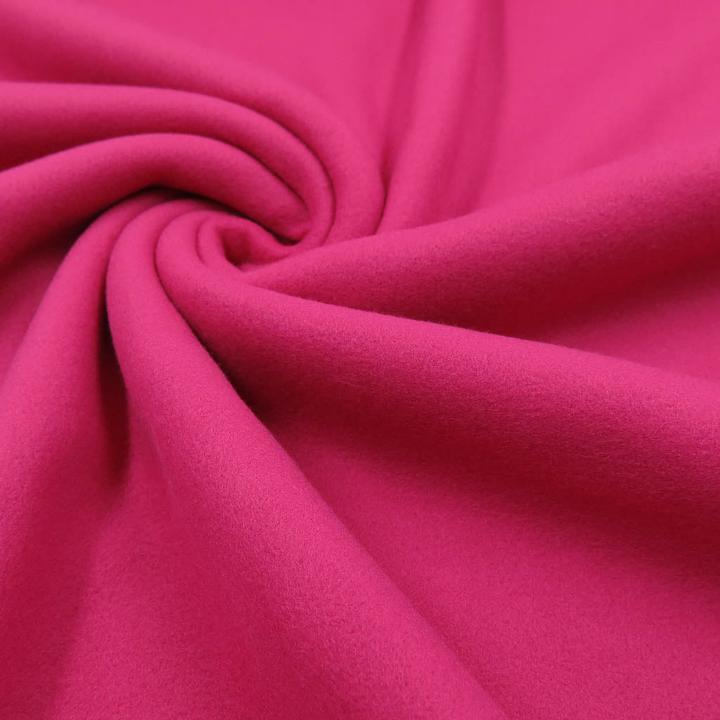 Actual product image Stoffrestposten Premium Fleece - Dark Pink - Minimum quantity: 1 metre