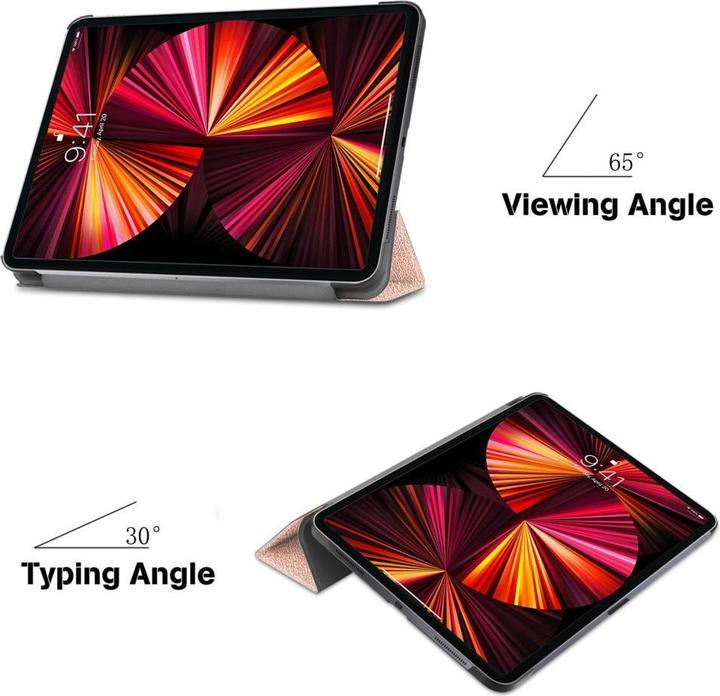 Actual product image iLike iPad 9.7 Tri-Fold Eco-Leather Stand Case (iPad 9.7)