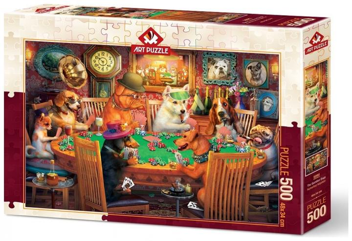 Image du produit Heidi Cheese Line HeiDi Art Puzzle 500 pcs. 5094 Poker Night (500 pièces)