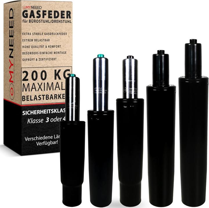 Immagine prodotto MyNeeed Gasfeder für Bürostuhl - Gasdruckfeder
