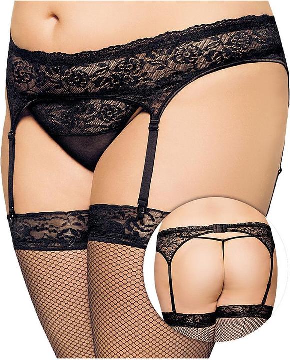 Produktbild Softline Strumpfgürtel 3305 - Plus Size - schwarz XL (XL)