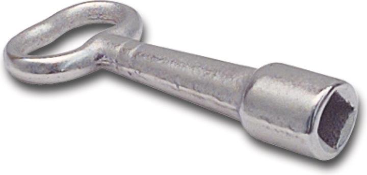 Immagine prodotto Bever Chiave a bussola per porta camino, chiave quadrata 9 mm in zinco pressofuso (9 mm)