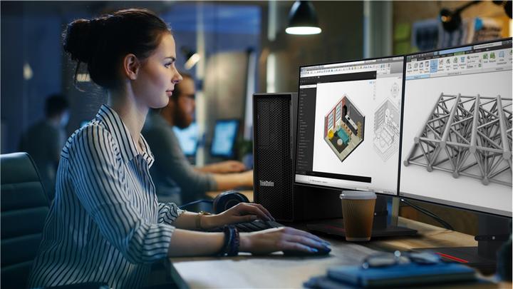 Image du produit Lenovo ThinkStation P360 TWR (Intel Core i9-12900K, 64 Go, 1000 Go, RTX A4500)