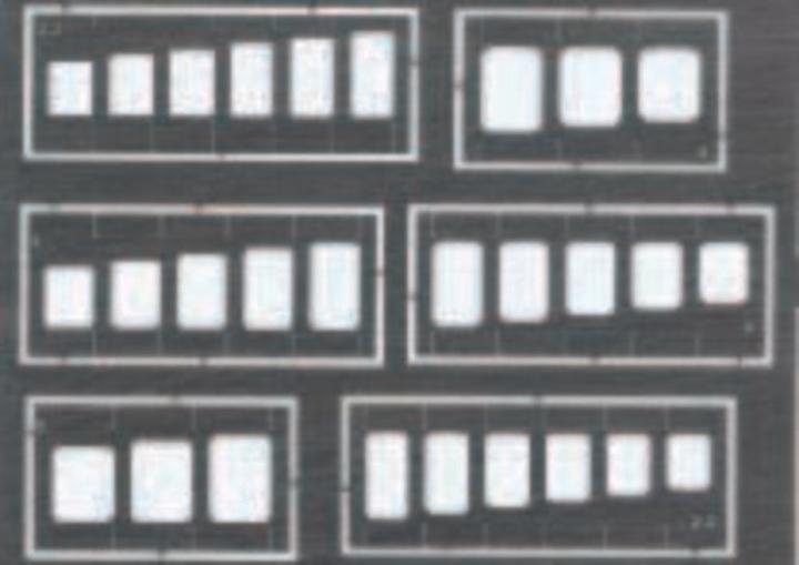 Actual product image Eduard Squares and Rectangles Engraving Template