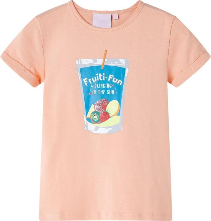 Produktbild VidaXL Kinder-T-Shirt Hellorange 128,Material: 95 % Baumwolle. 5 (128)
