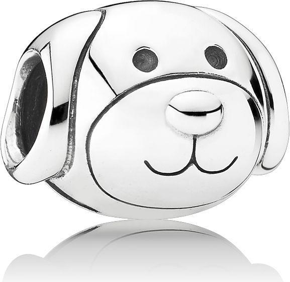 Pandora Charms/Beads Liebevoller Hund (Silber)