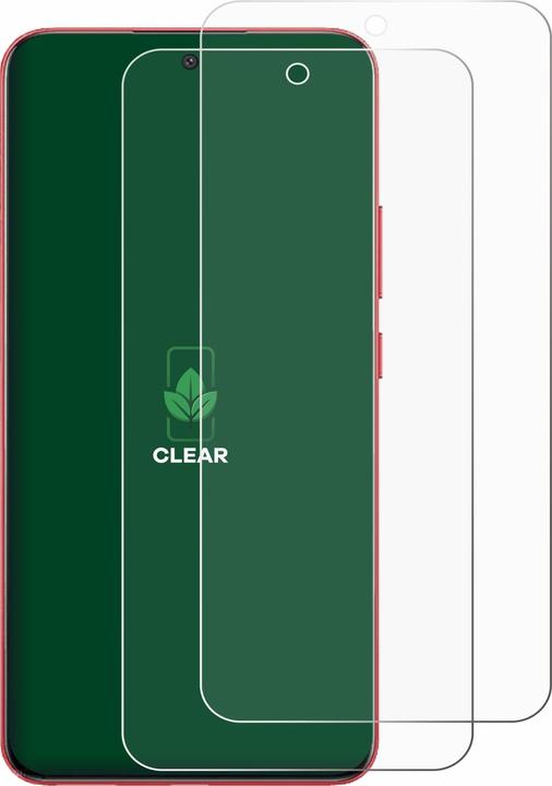 Image du produit ScreenLeaf Film de protection d'écran, Protection d'écran Écologique, Clear, Anti-Rayures (2 pièce(s), Oppo A5 Pro)