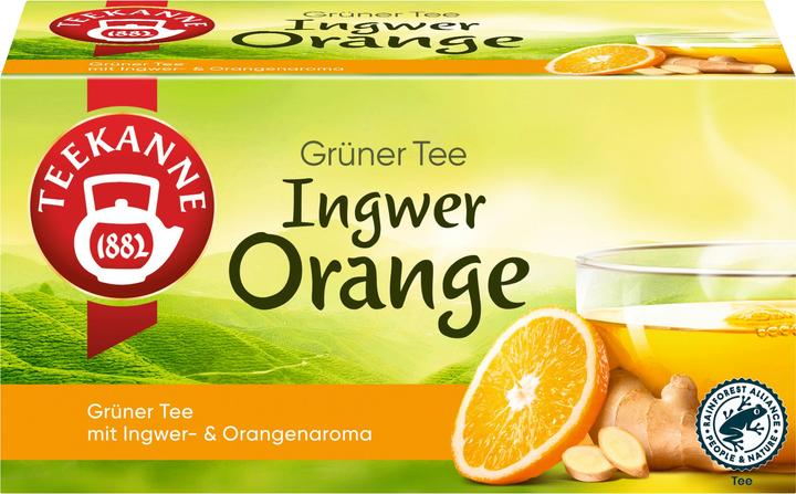 Teekanne Grüner Tee Ingwer Orange (35 g)