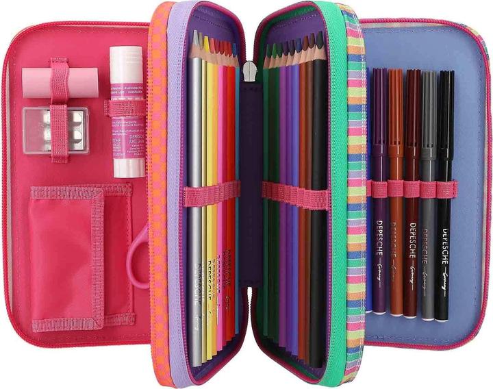 Immagine prodotto Depesche TOPModel 3-Fach Federtasche JOY inkl. Stifte