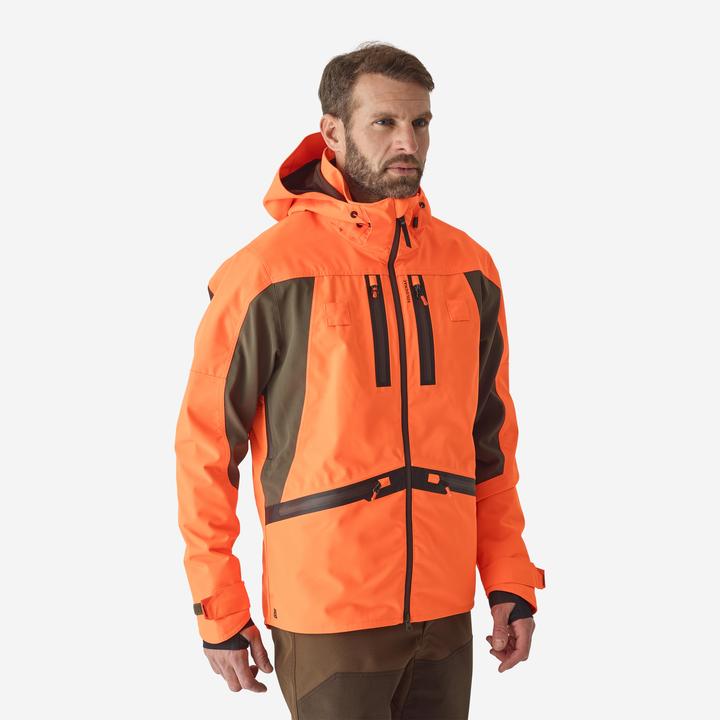 Immagine prodotto Solognac Giacca da caccia giacca antipioggia Renfort 900 arancione (XL)