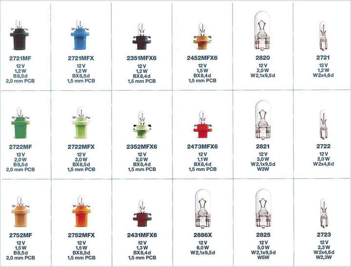 Actual product image Osram MINIWATT assortment box 8tlg (W2)