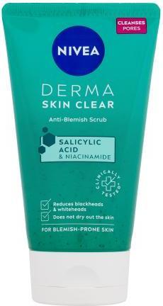 Produktbild NIVEA Cleansing skin peeling Derma Skin Clear (Anti-Blemish Scrub) 150 ml (Peeling, 150 ml)