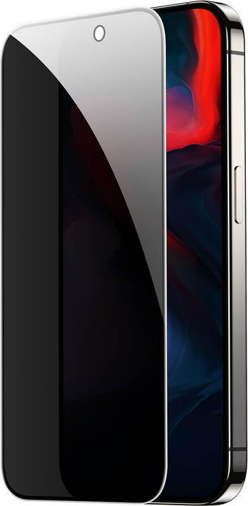 Actual product image ESR Tempered glass privacy screen protector (1 Piece, Apple iPhone 15 Pro)