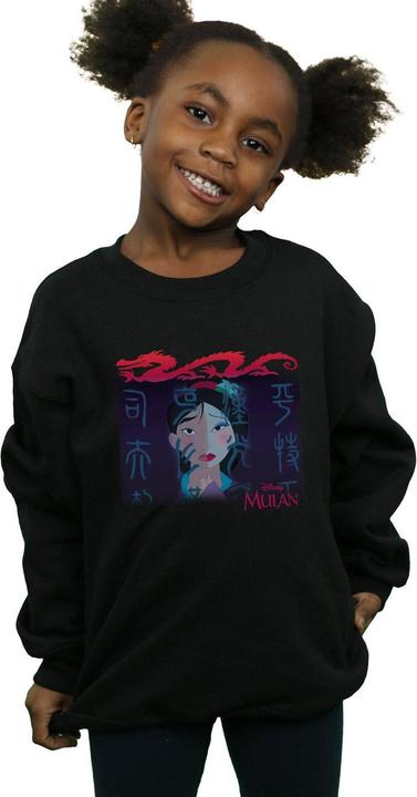 Immagine prodotto Disney Mulan Geisha Face Felpa Ragazze (116)