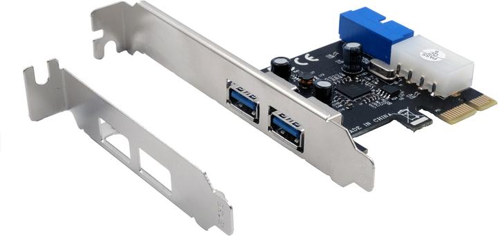 Exsys GmbH Carte PCIe USB 3.2 Gen 1 avec 2+2 ports (jeu de puces VIA)