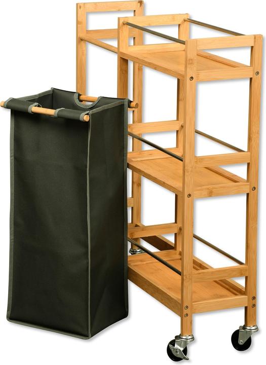 Immagine prodotto Kesper Carrello di nicchia con raccoglitore di bottiglie