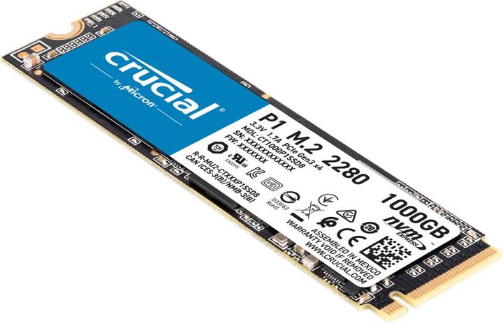 Image du produit Crucial P1 (1000 Go, M.2 2280)