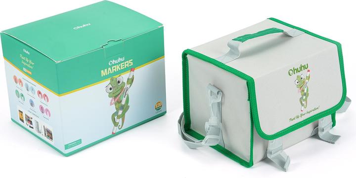 Image du produit Ohuhu Marqueurs artistiques (Multicolore, 120 x)