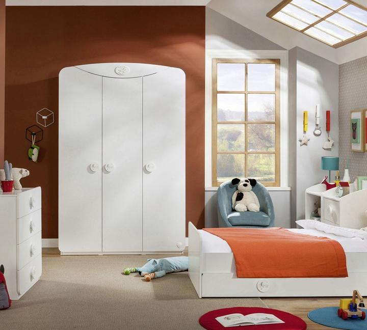 Actual product image Cilek Baby Cotton wardrobe 3-door (132 cm)
