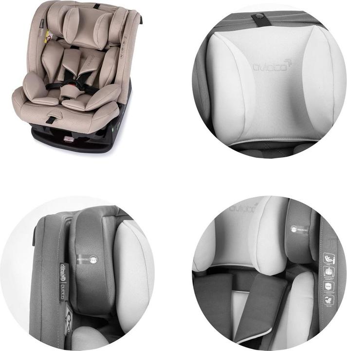 Actual product image Chipolino Kindersitz i-Size Aviato (Reboarder, ECE R129/i-Size Standard)