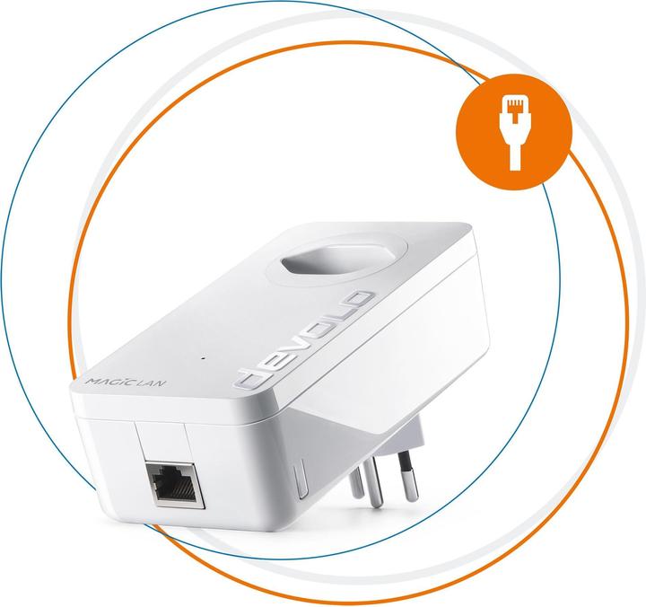 Image du produit Devolo Magic 2 LAN Extension 1-1-1-1 (2400 Mbit/s)
