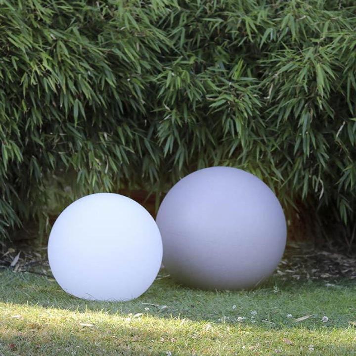 Actual product image 8 seasons design Decoration lamp SOLAR Shining Globe 40 cm, White (410 lm, IP44)