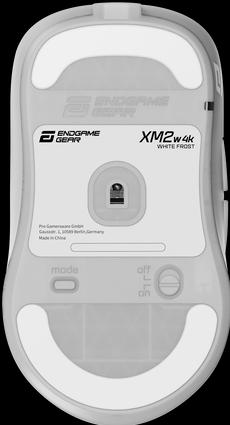 Actual product image Endgame Gear XM2w 4k Wireless Gaming Mouse, wireless - White Frost (Wireless)