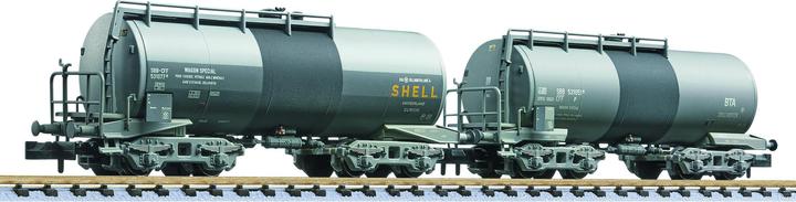 Actual product image Liliput SBB-CFF 2-piece set 4-axle tank car B.T.A. Ep. Tank wagon B.T.A. Ep.III (Track N)